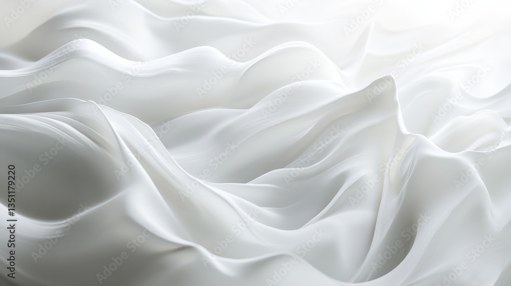 Obraz premium A serene and artistic composition of water's natural patterns, captured in a hyper-detailed macro shot. The image highlights the fluidity and organic rhythm of gentle ripples, set against a perfectl