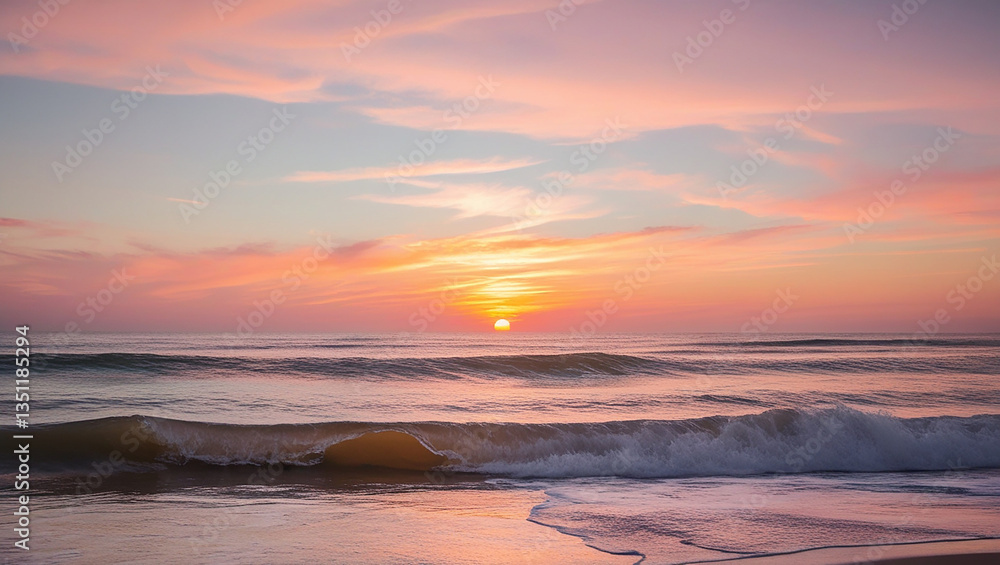 Obraz premium sunset on the beach