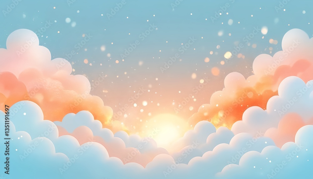 Dreamy Sunset Cloudscape Dreamy Sunset Cloudscape