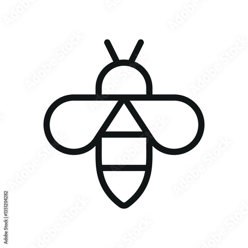 Bee & beehive icon represents pollination, biodiversity, and environmental conservation, perfect for World Earth Day promotions, sustainability campaigns, eco-friendly branding, and nature-related vis