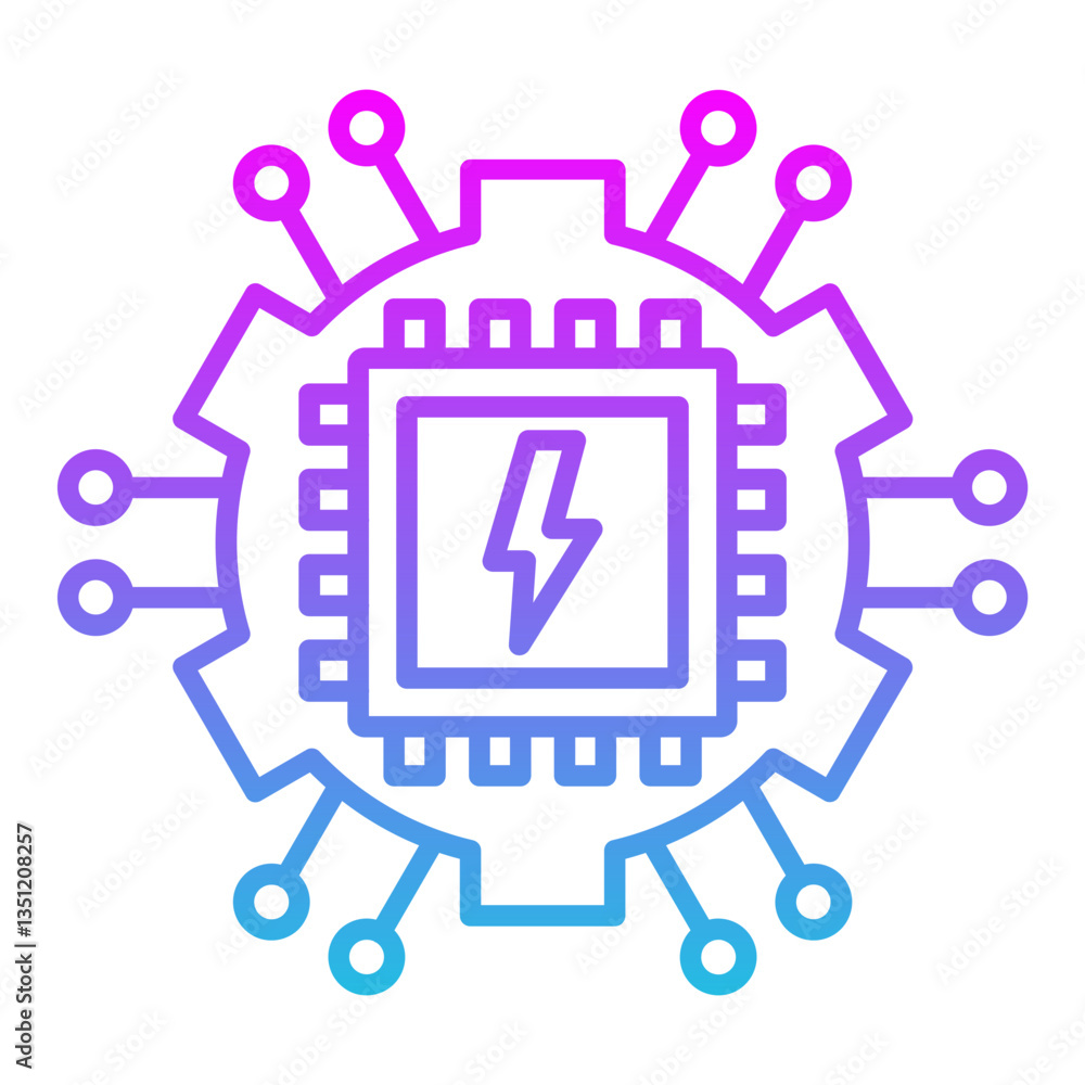 Energy system Icon Energy system Icon