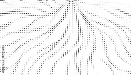 Black and white abstract halftone pattern for sporty background. Easily resized and recoloured at your discretion. Vector Format Illustration 