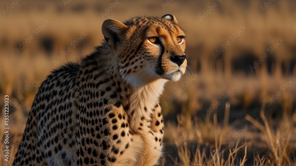 Cheetah in golden light Cheetah in golden light