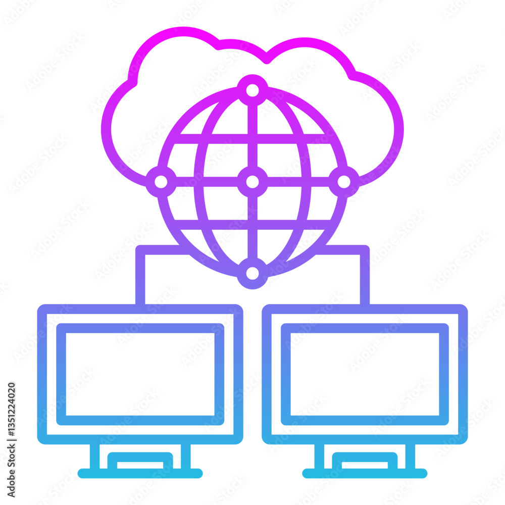 Obraz premium Network Icon