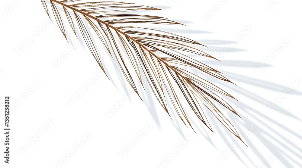 Realistic palm leaf shadow overlay effect isolated on white background, Natural shadow of tropical palm branch. Mockup of transparent shadow for product presentation, backdrop, Design elements, Realistic palm leaf shadow overlay effect isolated on white background, Natural shadow of tropical palm branch. Mockup of transparent shadow for product presentation, backdrop, Design elements,