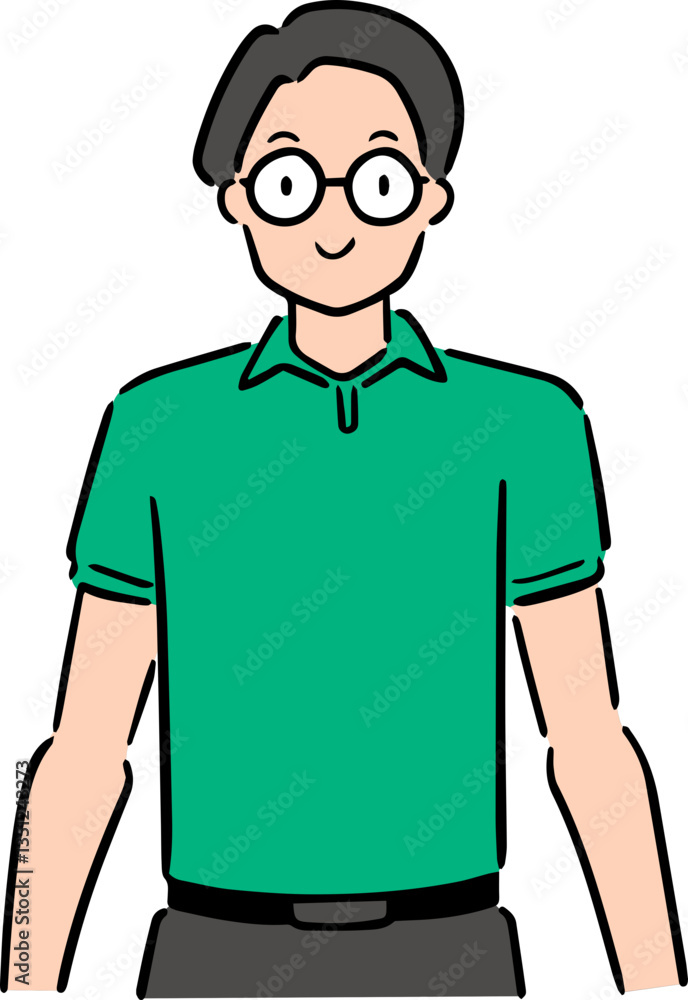 Illustration of man cartoon Illustration of man cartoon