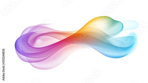 Colorful Abstract Wave Design.