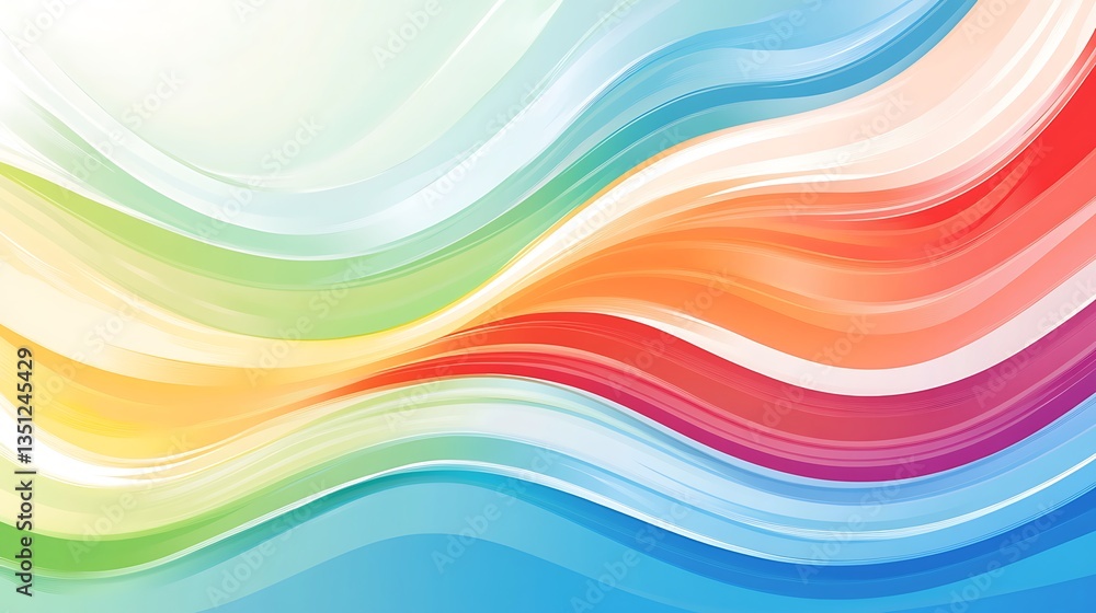 Obraz premium Colorful Wave Abstract Background.