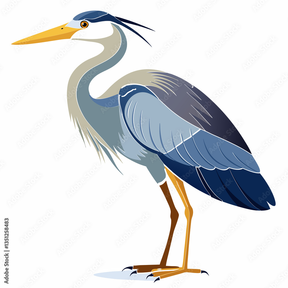 Obraz premium great blue heron