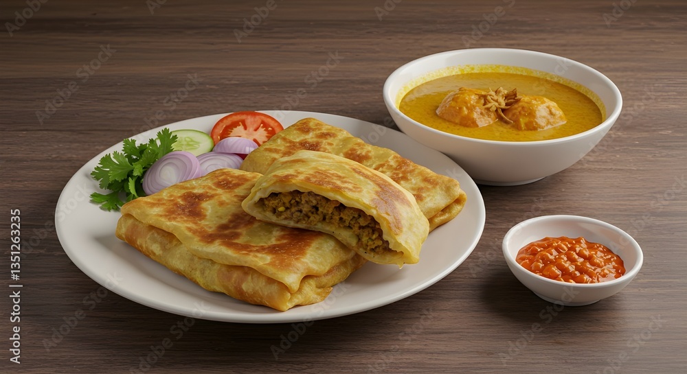 chicken bread with curry chicken bread with curry