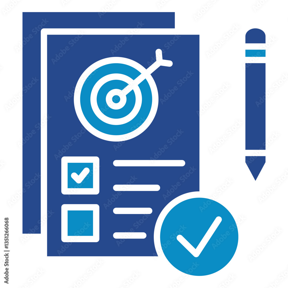 Objective Icon Element For Design Objective Icon Element For Design