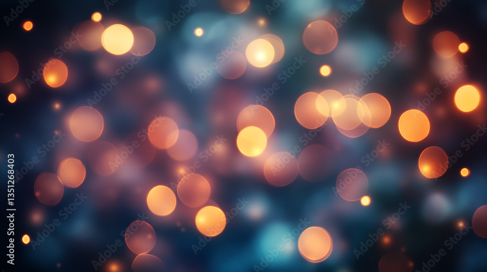 Abstract Background of Warm and Cool Bokeh Lights Festive Elegant and Blurred Abstract Background of Warm and Cool Bokeh Lights Festive Elegant and Blurred