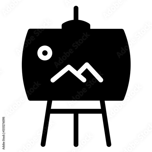Artisan Craft Picture Glyph Icon