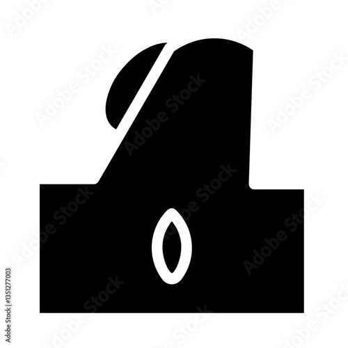 Machine Oil Service Glyph Icon