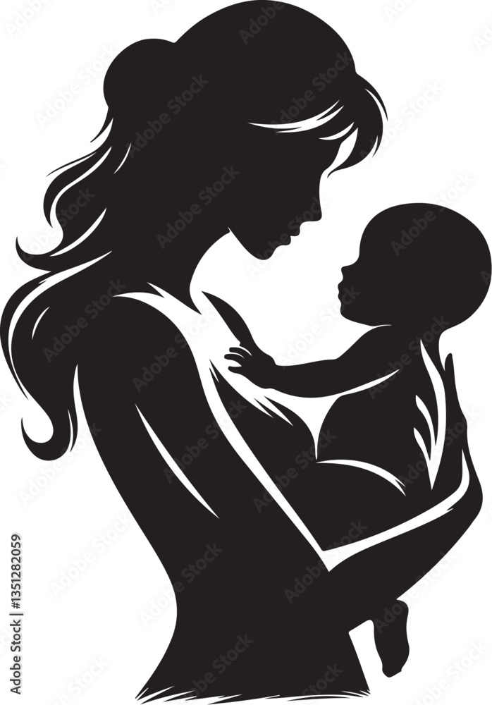 Mother and Son Silhouette Vector Bundle
Mother and Son Silhouette Vector Bundle