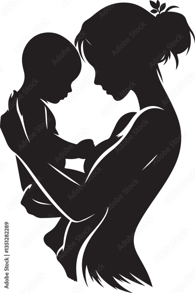 Mother and Son Silhouette Vector Bundle
Mother and Son Silhouette Vector Bundle