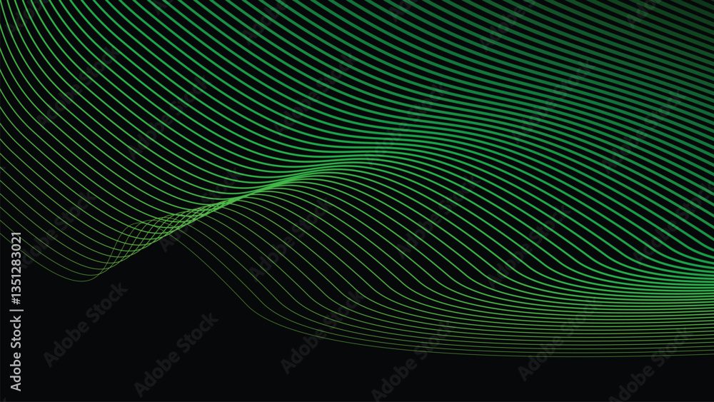Dark background with light green stripes lines for backdrop Dark background with light green stripes lines for backdrop