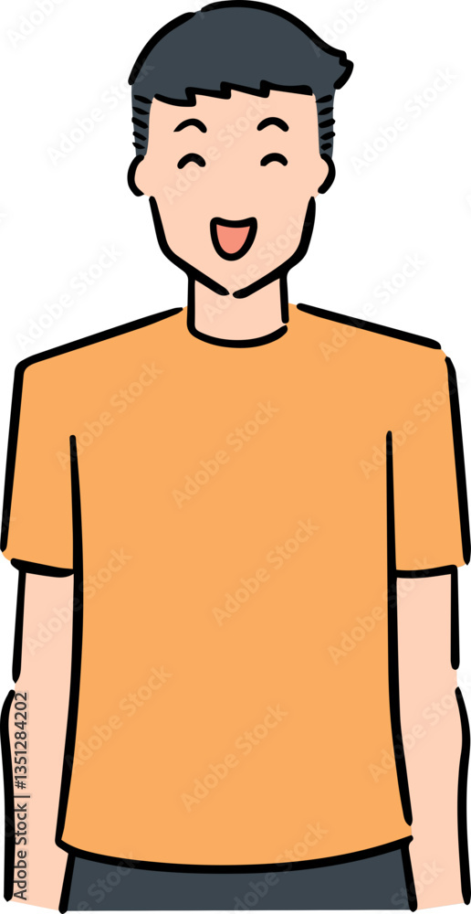 Fototapeta premium Illustration of man