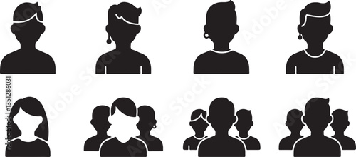 team icon or logo isolated sign symbol vector illustration - high quality black style vector icons
