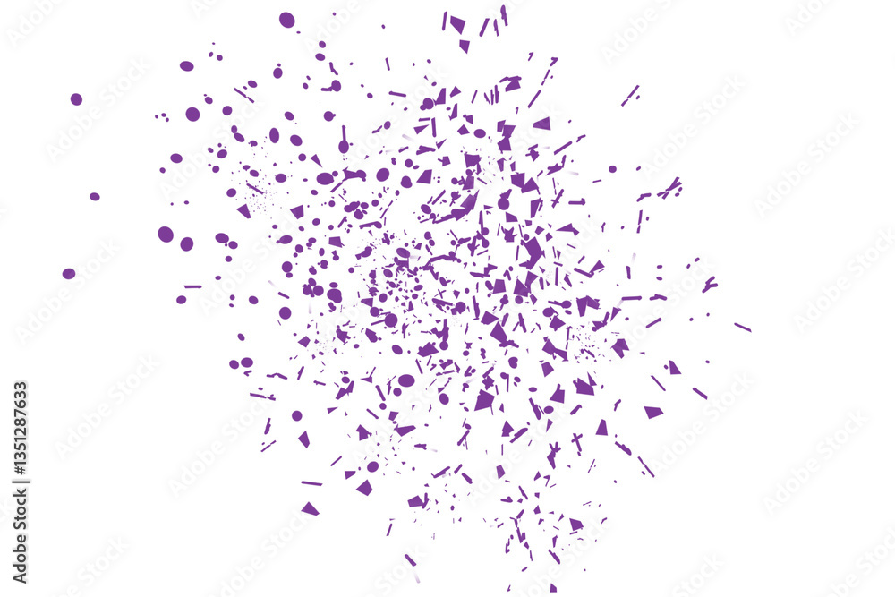 Fototapeta premium purple shimmering glitter particles