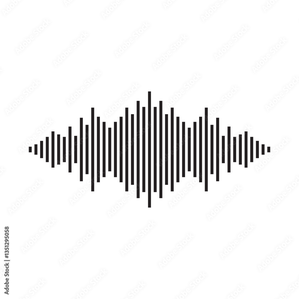good music sound wave logo illustration good music sound wave logo illustration