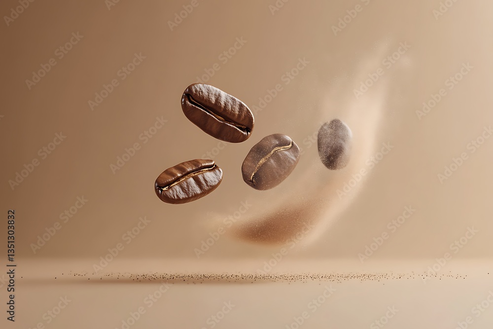 Coffee Beans in Motion: A Stunning Visual Coffee Beans in Motion: A Stunning Visual