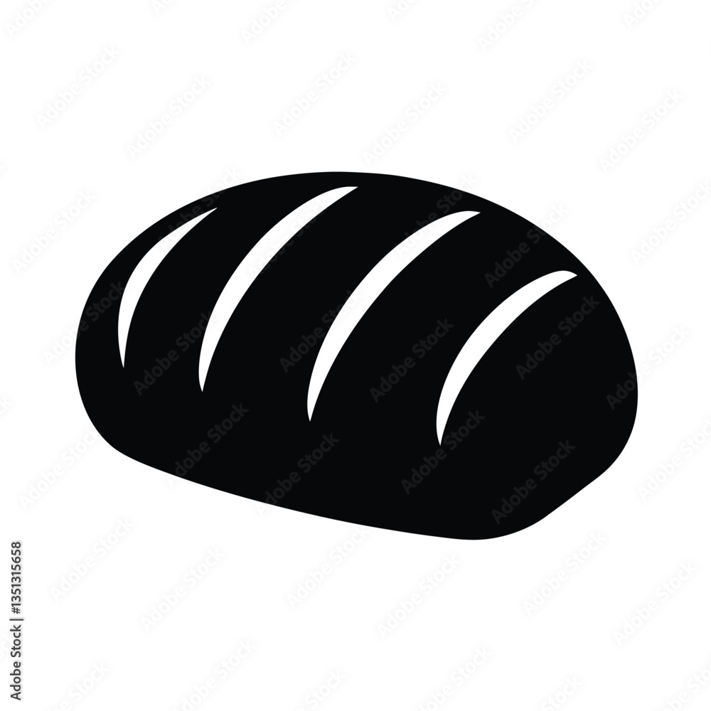 vector illustration of a bread vector illustration of a bread