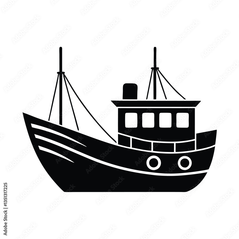vector illustration of a ship vector illustration of a ship
