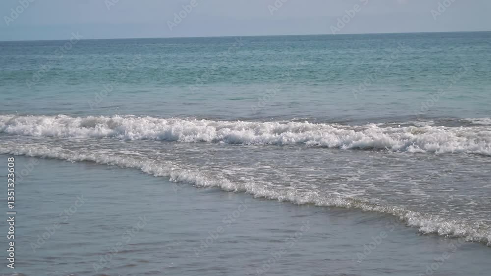 Majestic waves undulating across the open sea in 4k slow motion 60fps Majestic waves undulating across the open sea in 4k slow motion 60fps