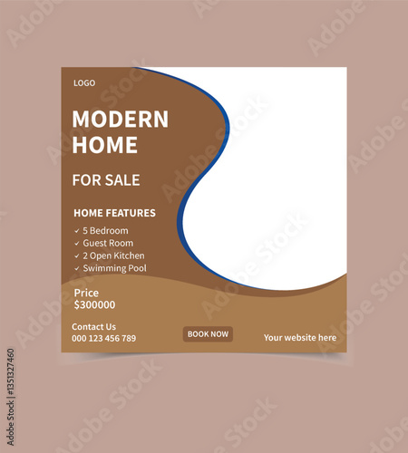 Modern Luxury Real Estate Home with Spacious Living Room, Beautiful Interior Design, and Scenic View in Residential Neighborhood for Sale or Rent