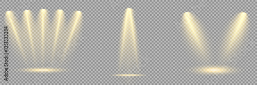 Bright light flash with cross-shaped beams, radiant white starburst, glowing flare overlay. Spotlight and Star with Bokeh and Dust Effect. Glowing Abstract. Yellow light effects. Light design element.