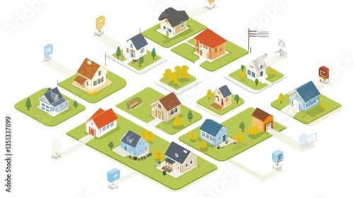 Smart Neighborhood Network Map