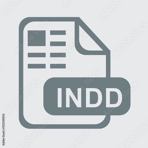 Creative InDesign file icon, sleek, modern, pink and white colors.