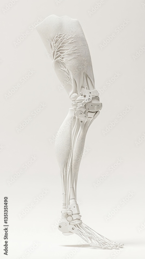 Innovative prosthetic leg design showcases advanced technology and biomimicry in modern healthcare solutions Innovative prosthetic leg design showcases advanced technology and biomimicry in modern healthcare solutions