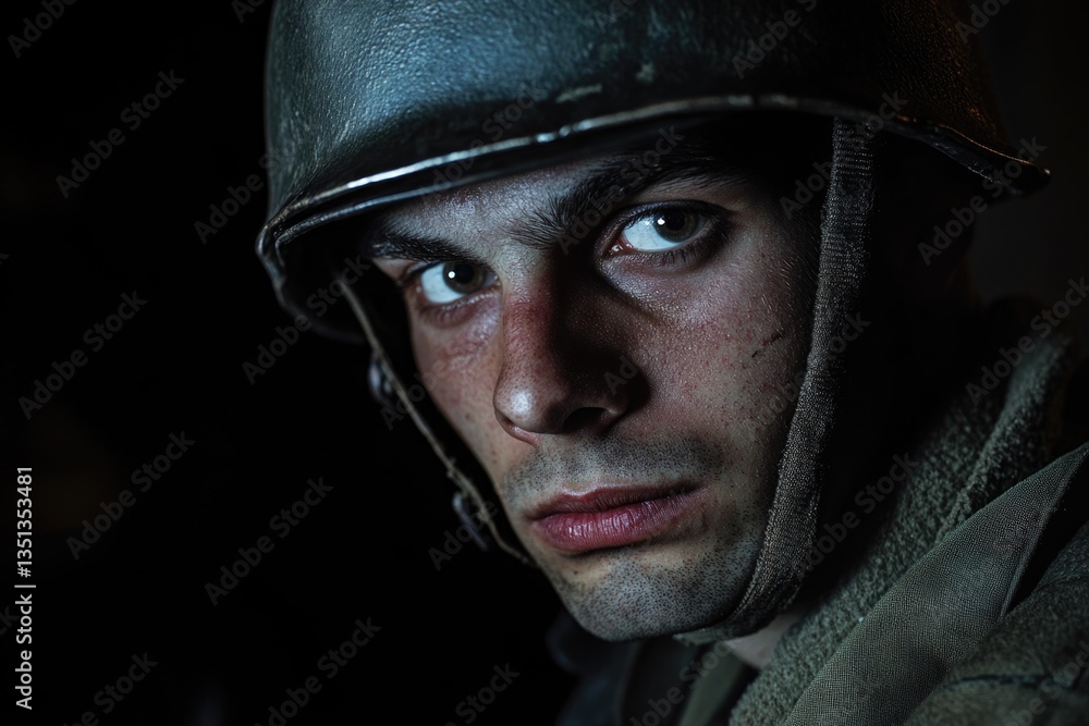 A close-up shot of a person wearing a helmet, ideal for use in sports or safety-themed contexts A close-up shot of a person wearing a helmet, ideal for use in sports or safety-themed contexts