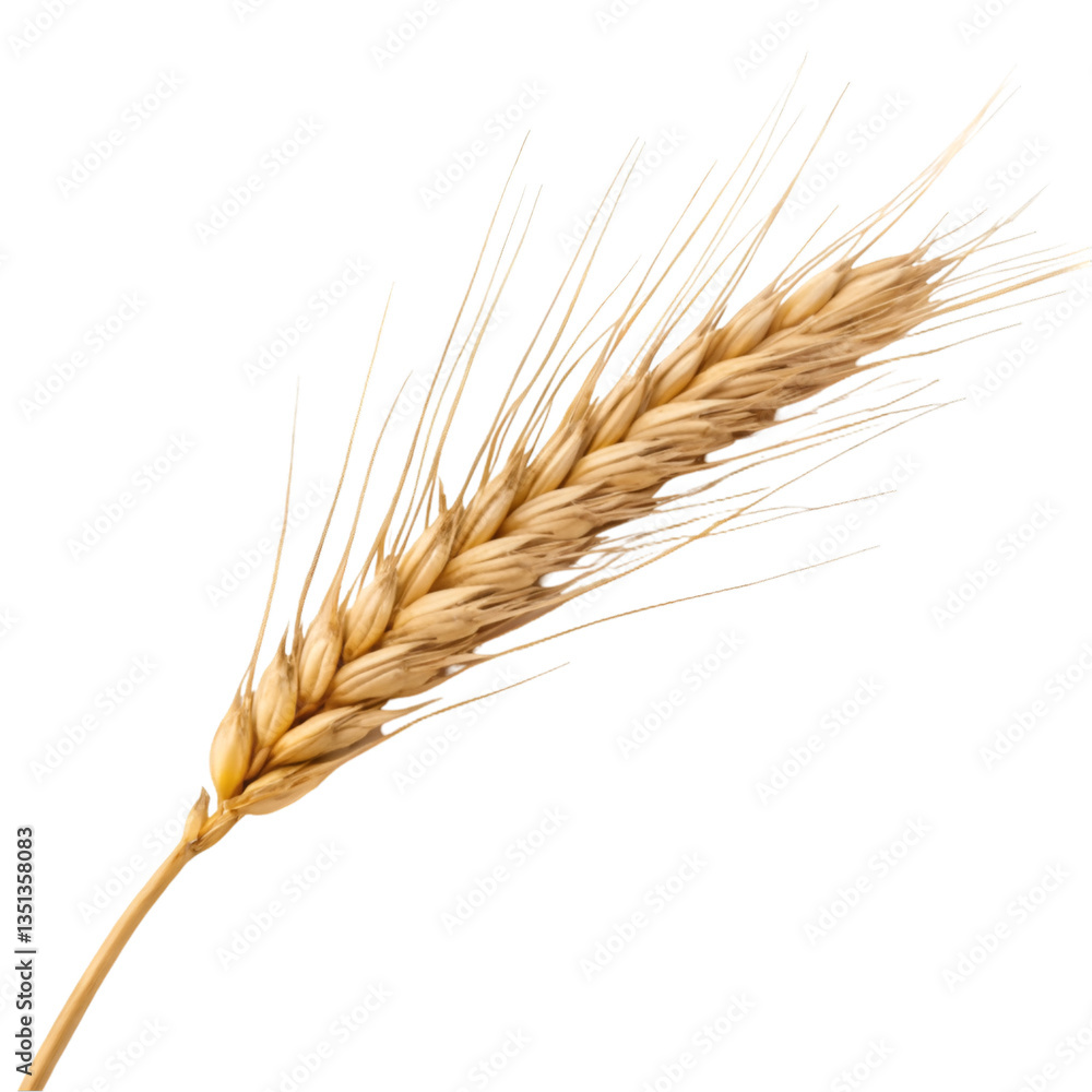 Wheat kew isolated on transparent background Wheat kew isolated on transparent background