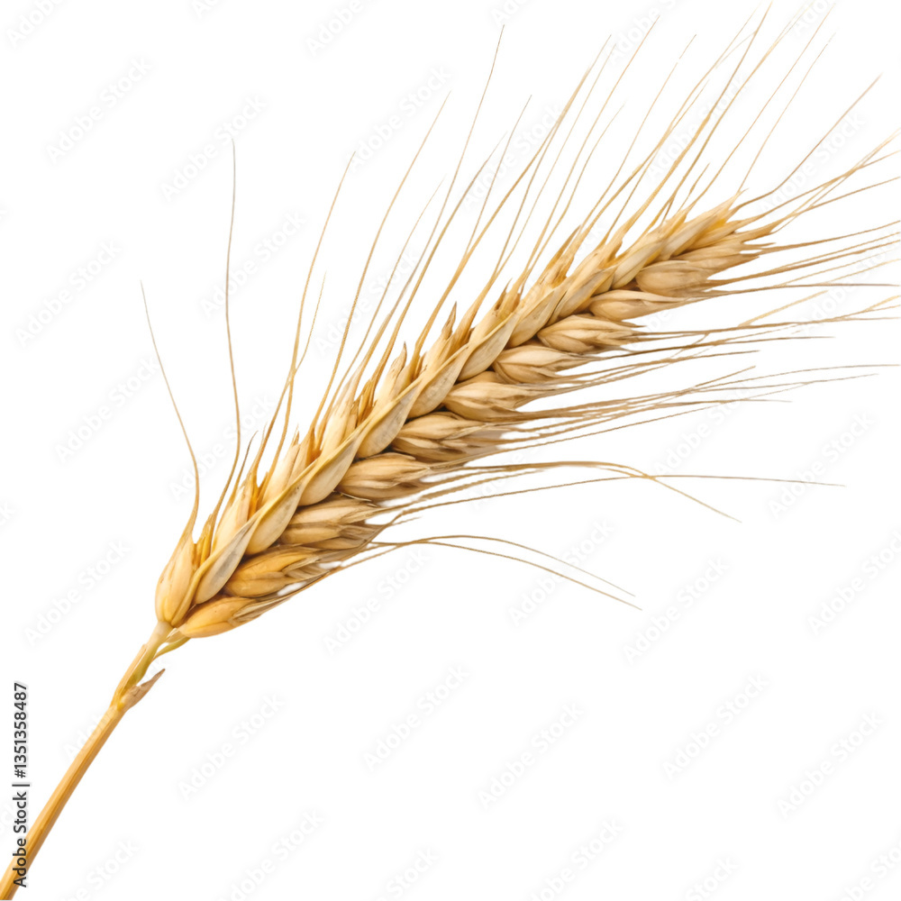 Wheat kew isolated on transparent background Wheat kew isolated on transparent background