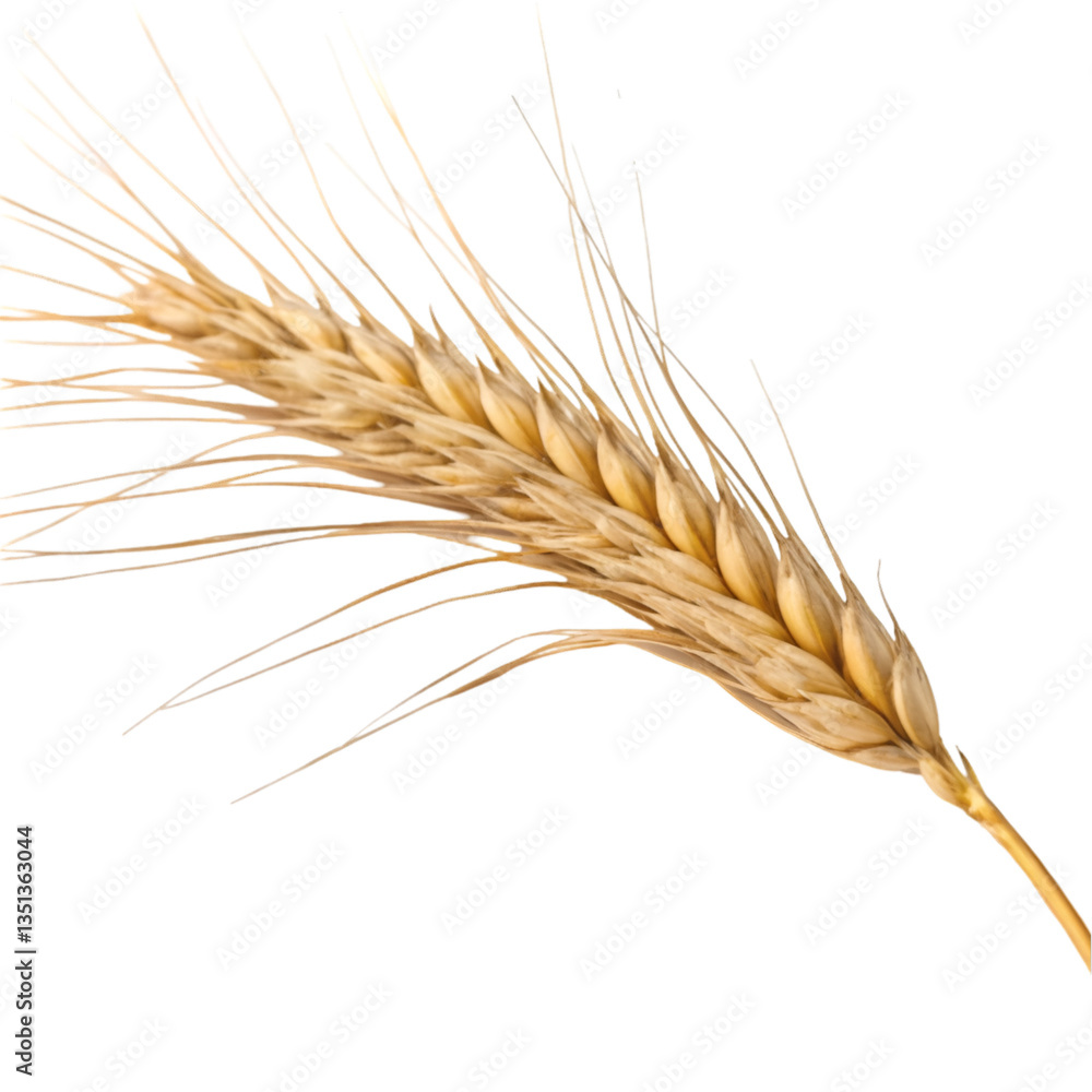 Wheat kew isolated on transparent background Wheat kew isolated on transparent background