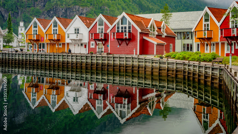 Das verträumte Städtchen Mo in Norwegen