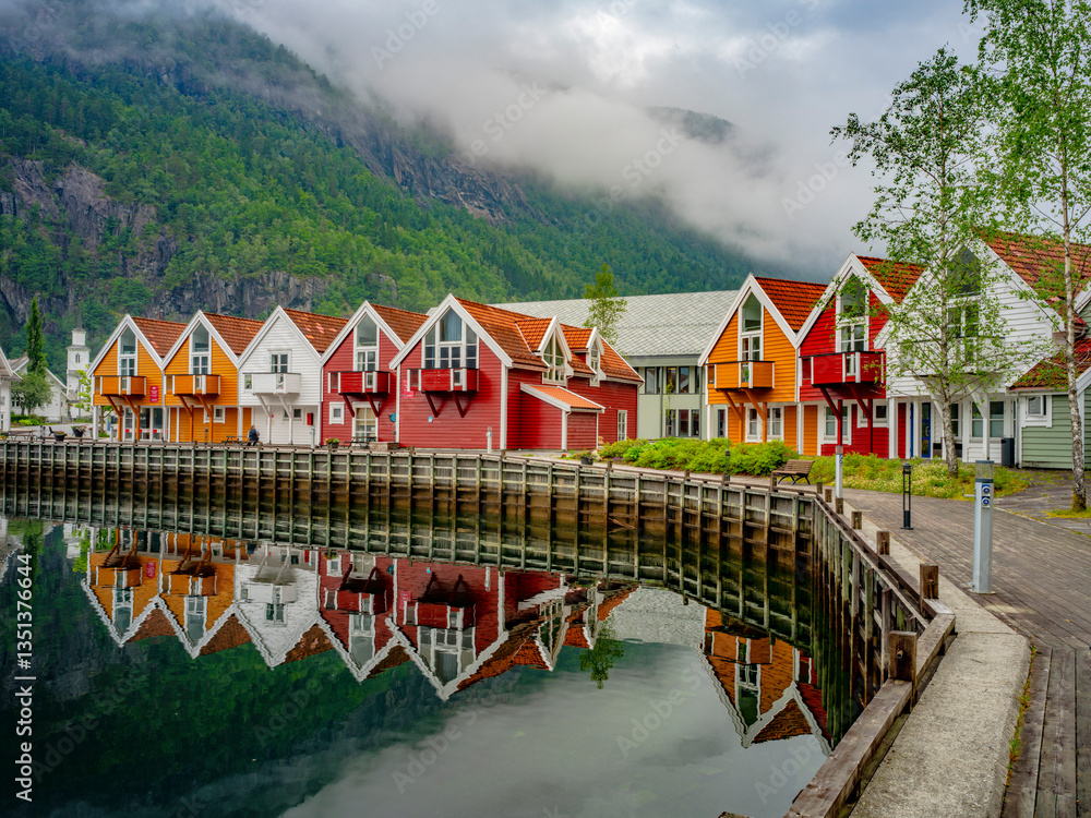 Das verträumte Städtchen Mo in Norwegen