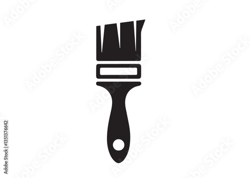 Paintbrush Silhouette vector
