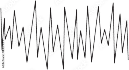 a sound wave or audio equalizer vector halftone isolated on a white background