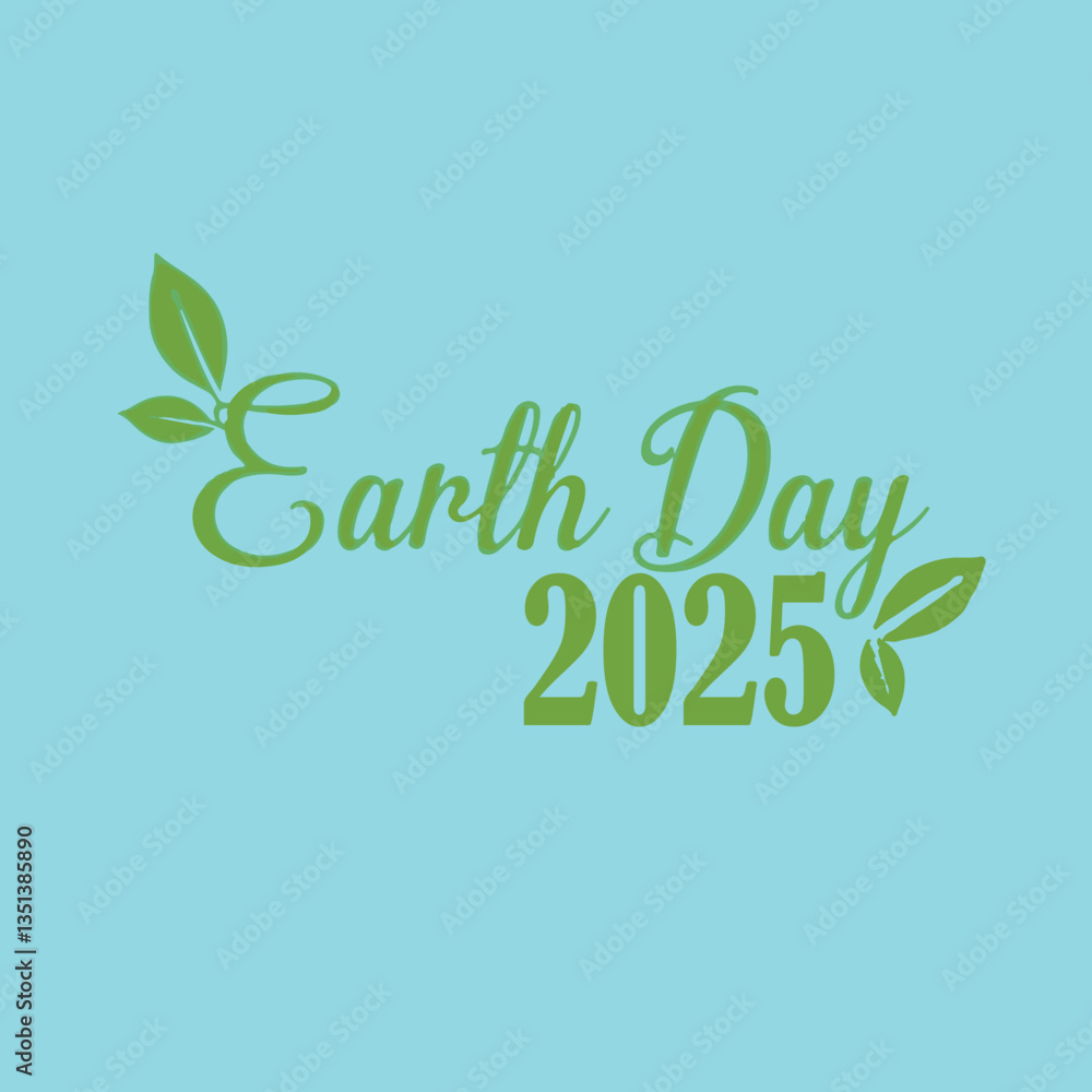 Fototapeta premium BEST FONTS FOR EARTH DAY, WORLD DAY, 100 % FULLY EDITABLE VECTOR FILE