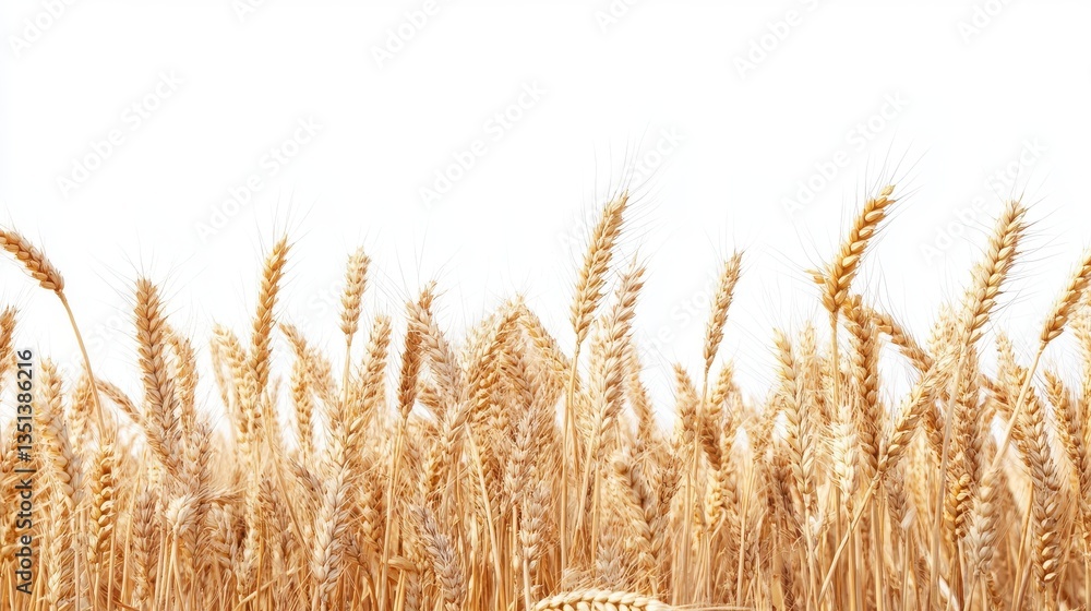 Fototapeta premium Golden Harvest The Beauty of Ripe Wheat Fields