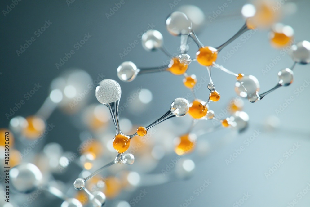 Yellow and white balls in focus, suitable for illustration or decoration