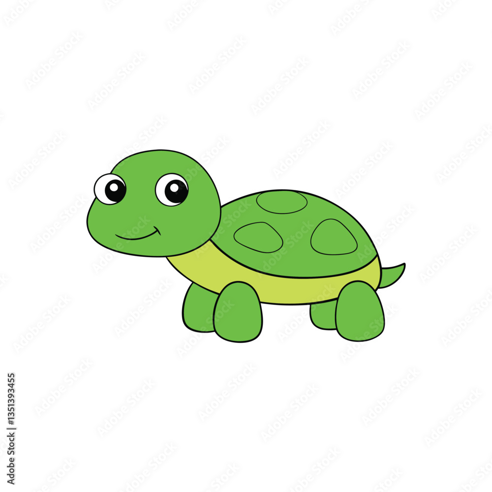 Fototapeta premium vector illustration of turtle