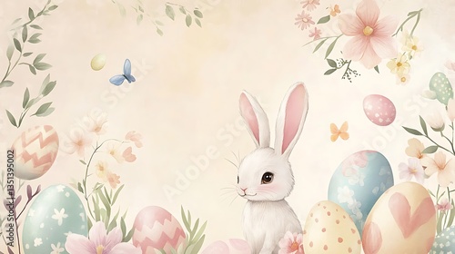 Easter Bunny Pastel Eggs. (2)