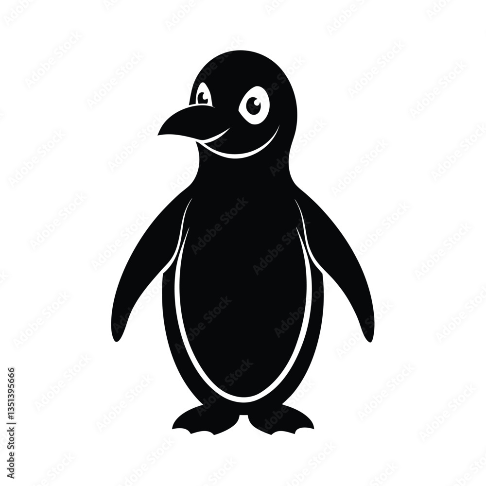 Fototapeta premium black and white seal