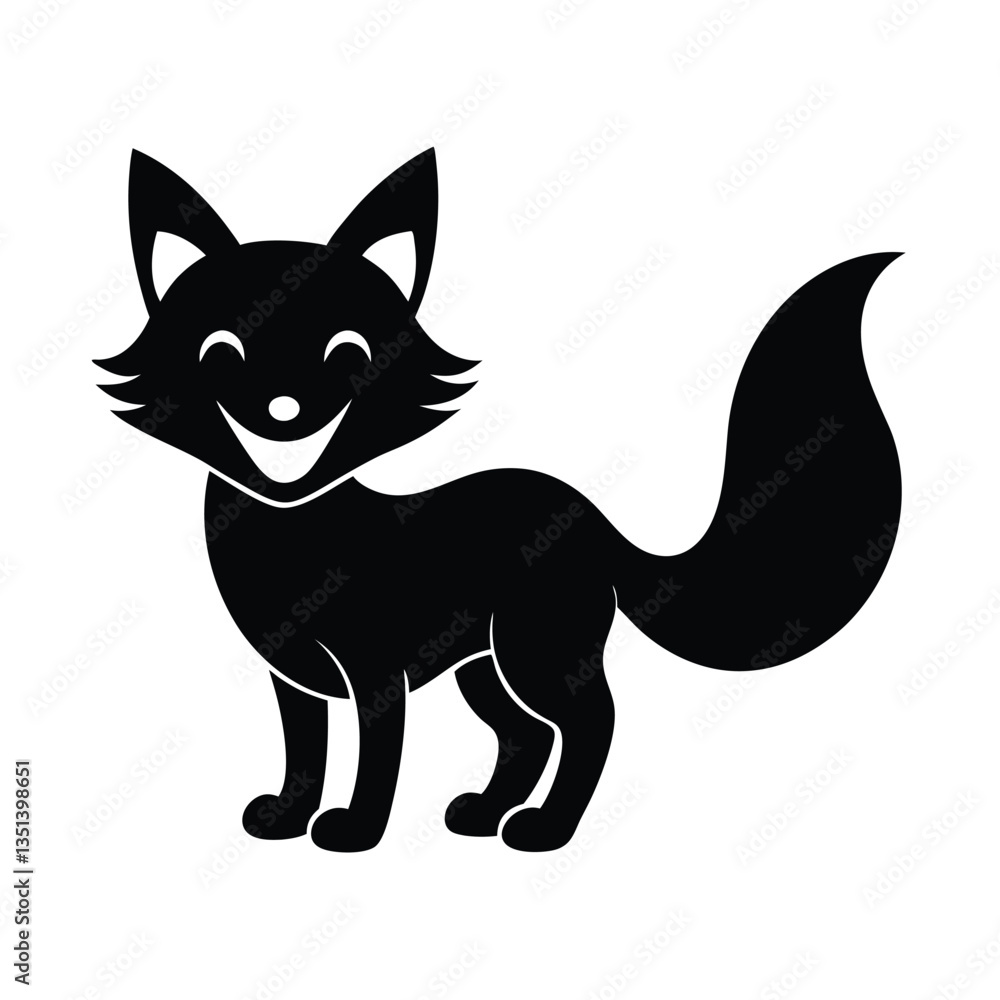 vector illustration of a fox vector illustration of a fox