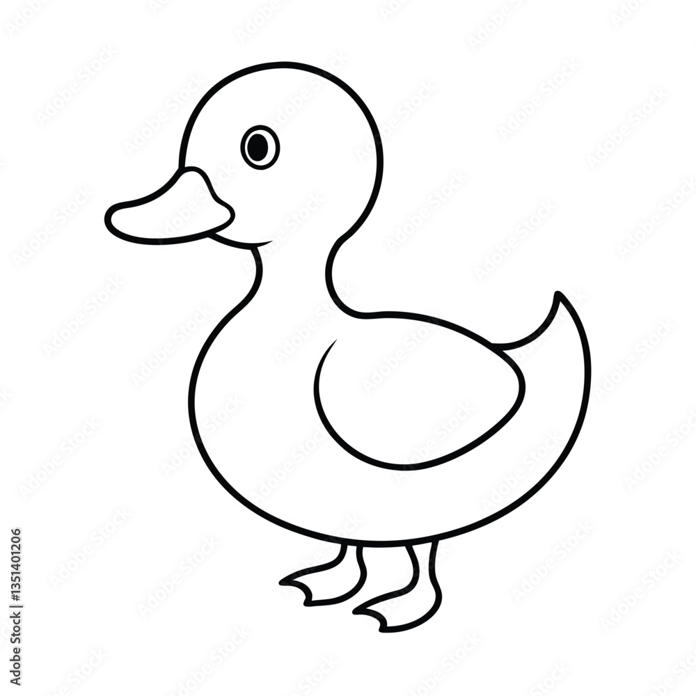 vector illustration of a duck vector illustration of a duck